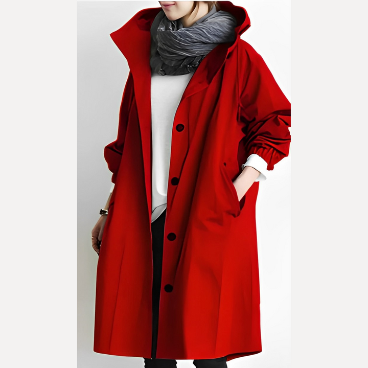 DuraCoat – Lange Windjacke mit Kapuze