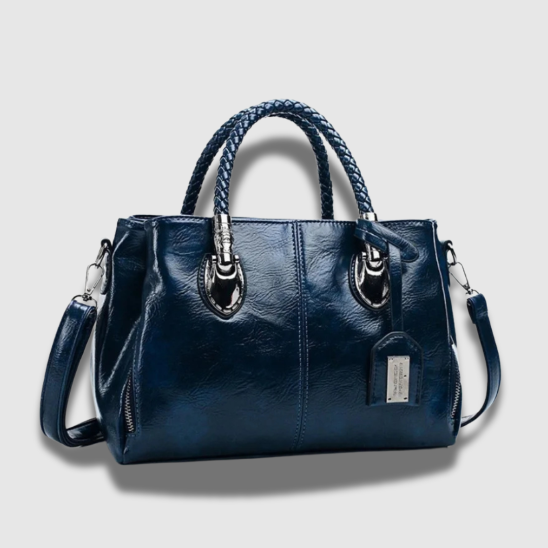 Borsetta Donna Spaziosa Tracolla Intrecciata Elegante