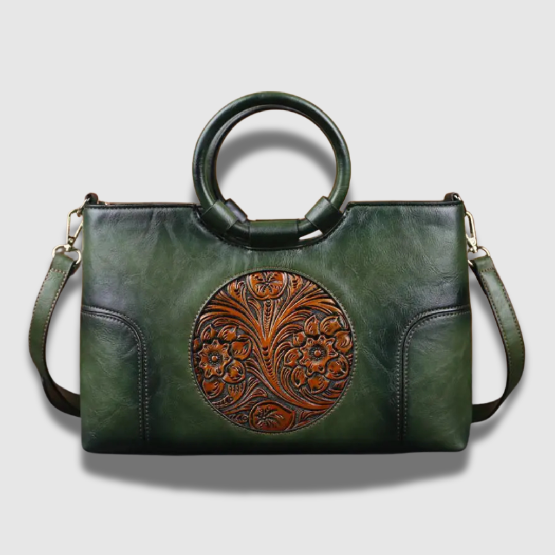 Borsa Donna Spaziosa con Tracolla ad Anello Elegante - Vesarelli