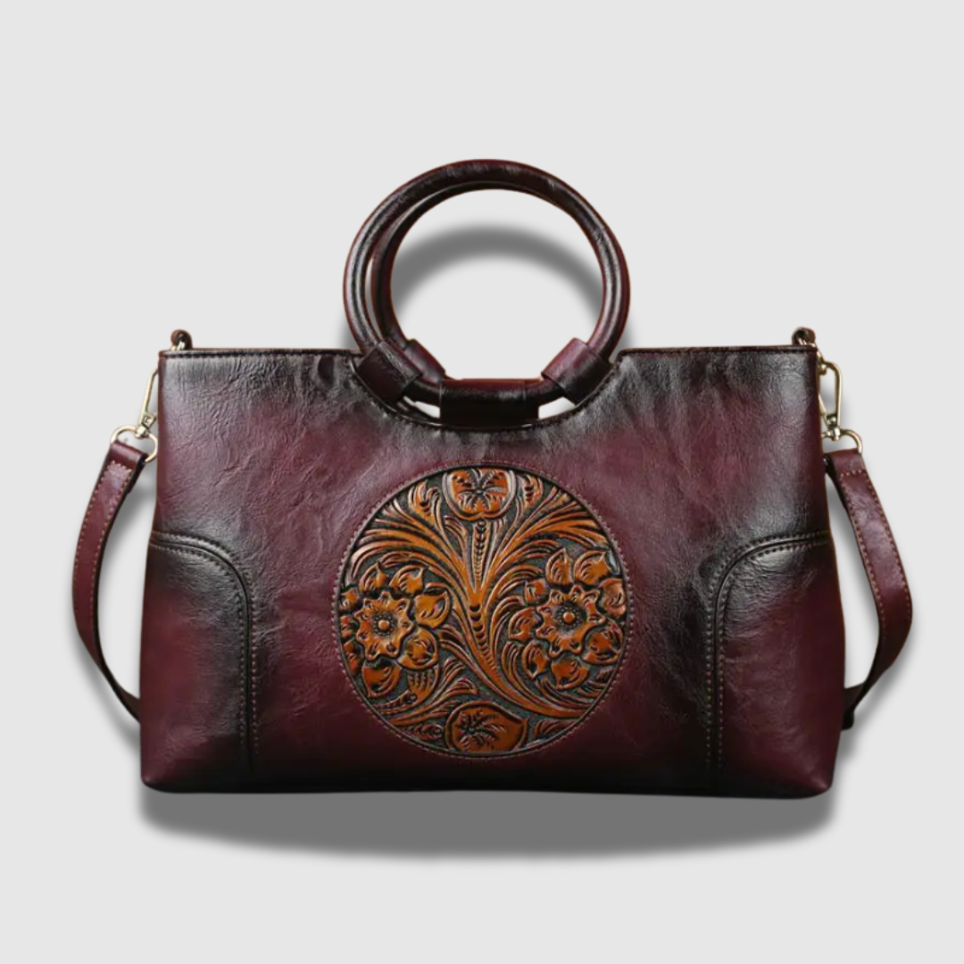 Borsa Donna Spaziosa con Tracolla ad Anello Elegante