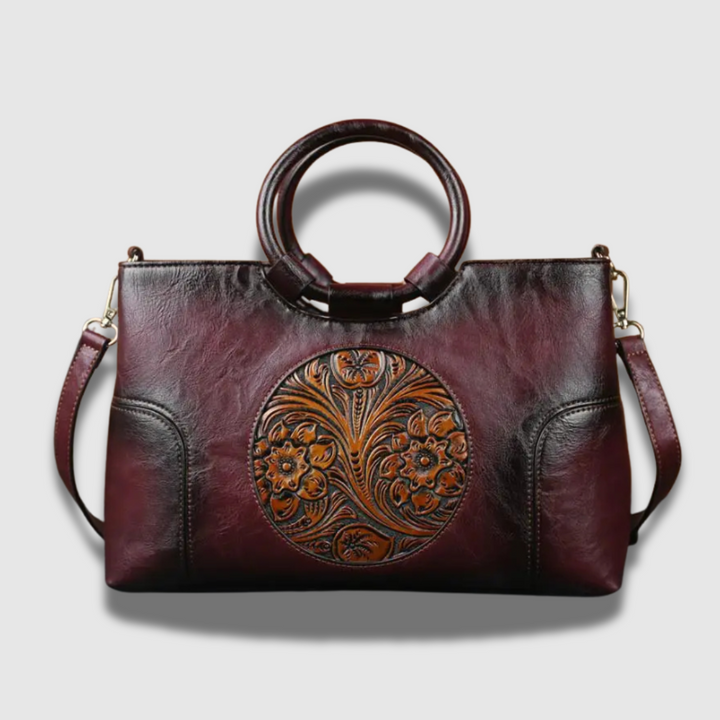 Borsa Donna Spaziosa con Tracolla ad Anello Elegante