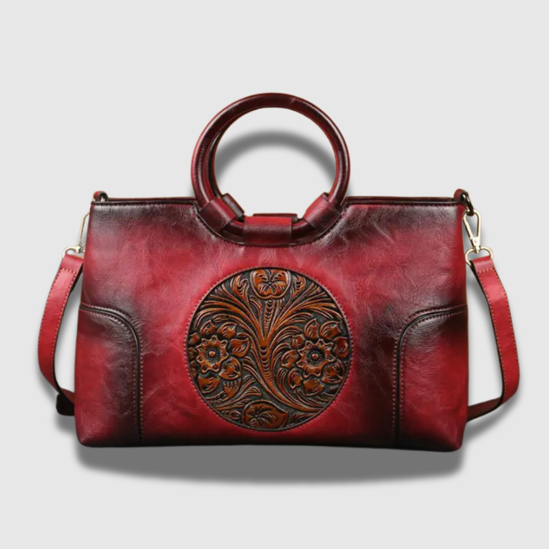 Borsa Donna Spaziosa con Tracolla ad Anello Elegante