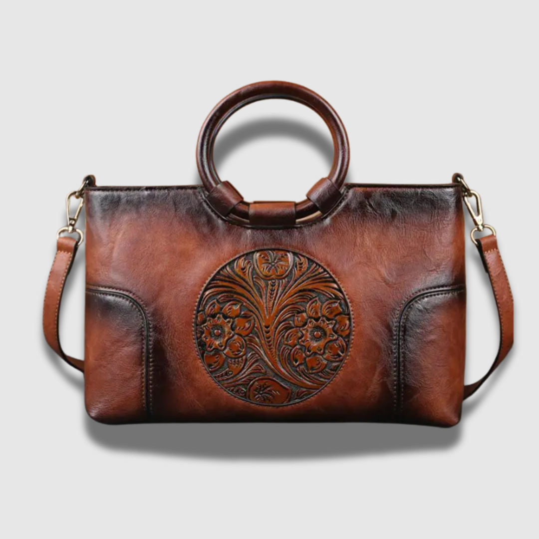 Borsa Donna Spaziosa con Tracolla ad Anello Elegante