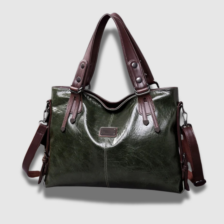 Borsa Elegante Donna in Pelle Lucida Raffinata - Vesarelli