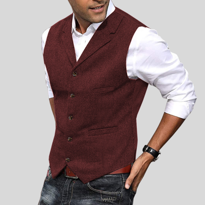 Leon – Men's soft vest Short sleeves - Image 4