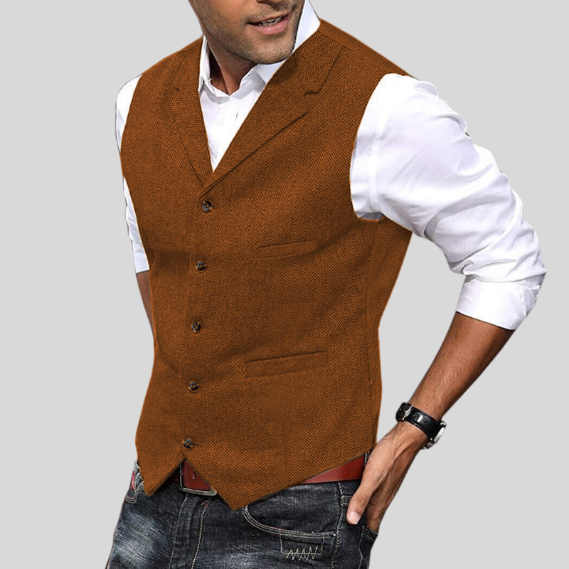 Leon – Men's soft vest Short sleeves - Image 5
