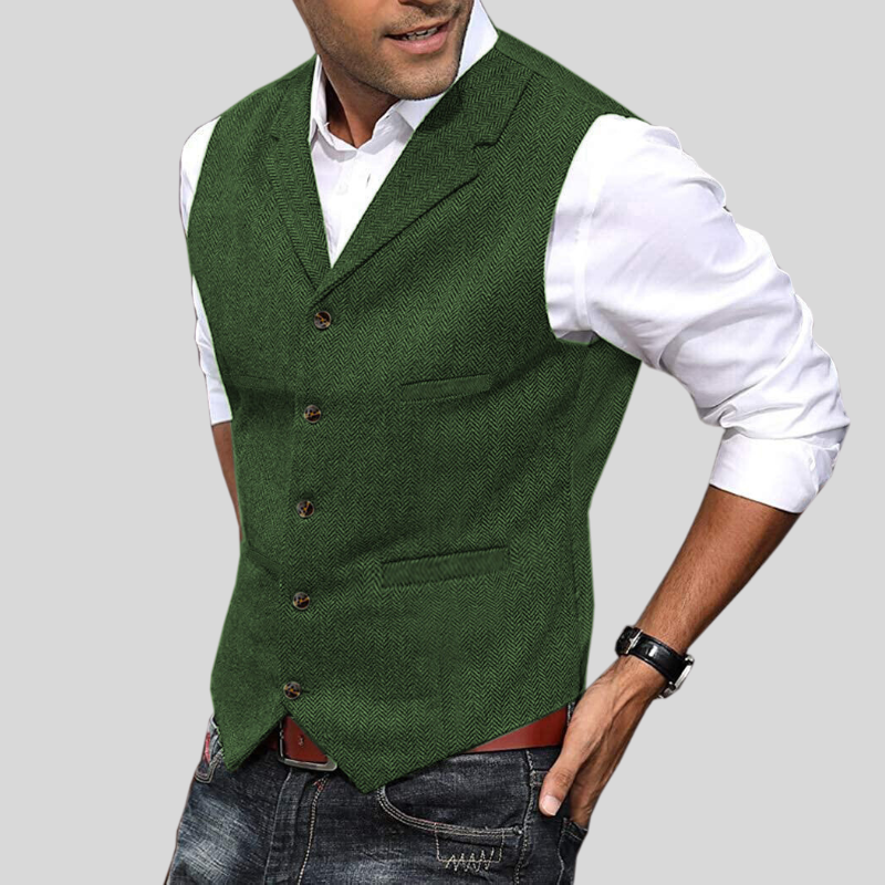 Leon – Men's soft vest Short sleeves - Image 2