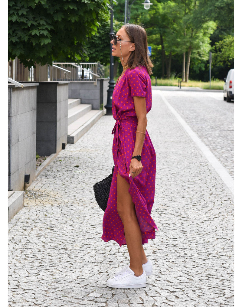 Veerle | Bequemes Wickelkleid mit Blumenmuster für Damen 8