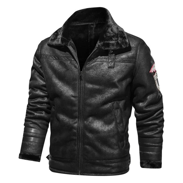 Velmoro | Stilvolle und lässige Lederbomberjacke 5