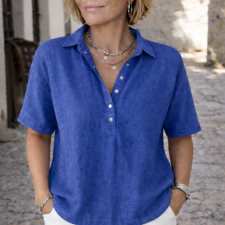 Vera | Elegante, Weiche & Vielseitige Weiße Bluse Damen für Festliche Anlässe 1