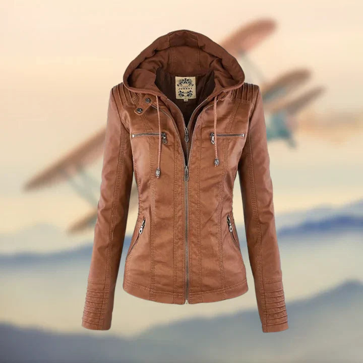 Vintage-Lederjacke