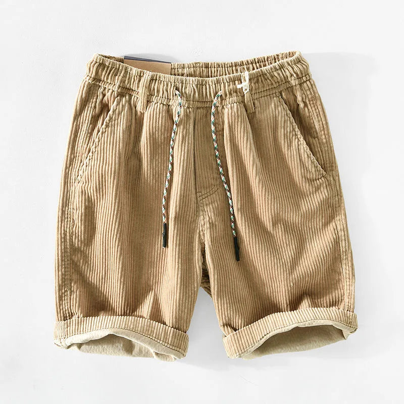Vintago | Bequeme, Vielseitige Herren Shorts aus Cord für den Sommer 0
