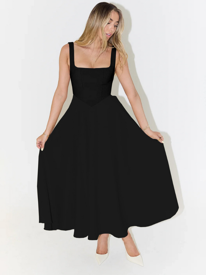 Viora | Elegantes Festliches Damenkleid Midi-Rock 0