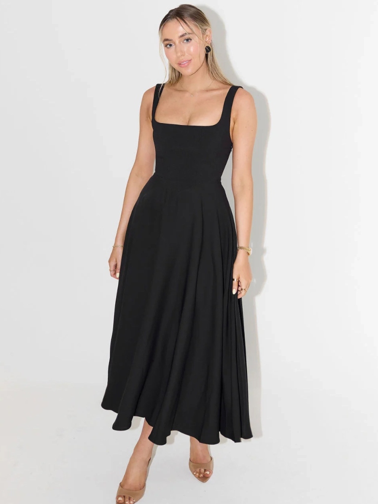 Viora | Elegantes Festliches Damenkleid Midi-Rock 1
