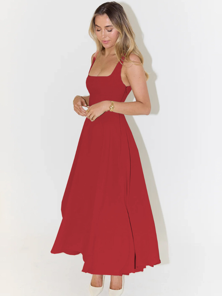 Viora | Elegantes Festliches Damenkleid Midi-Rock 11