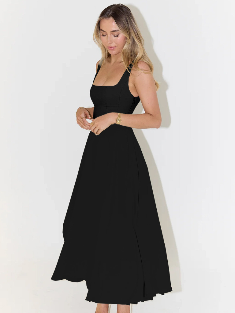 Viora | Elegantes Festliches Damenkleid Midi-Rock 4