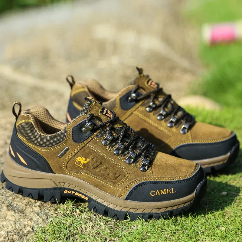 Wanderschuhe Herren Schnürung Profilsohle