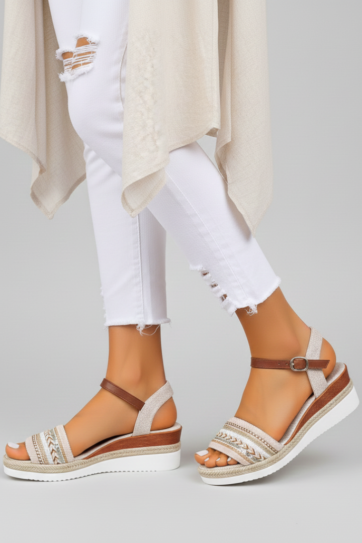 Katharina | Damen elegante Riemchensandalen für den Abend