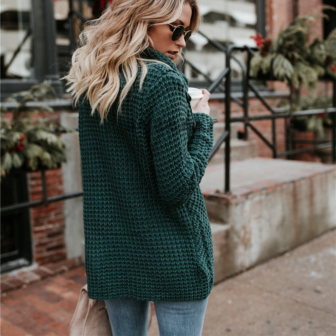 Weicher Strickpullover für Frauen mit taillenbetontem Design - Lozenda