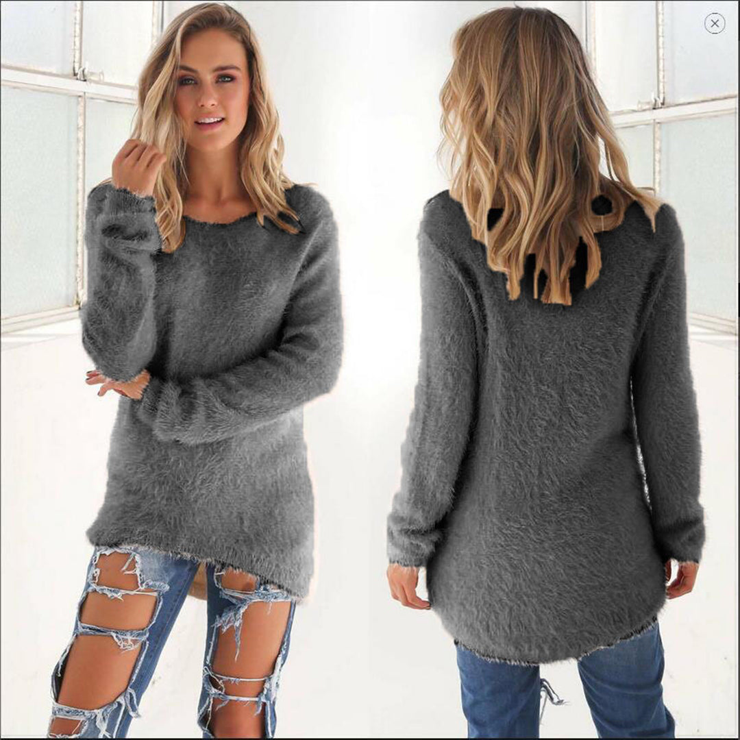 Weicher und warmer Freizeitpullover für Frauen Ideal für die Zwischensaison