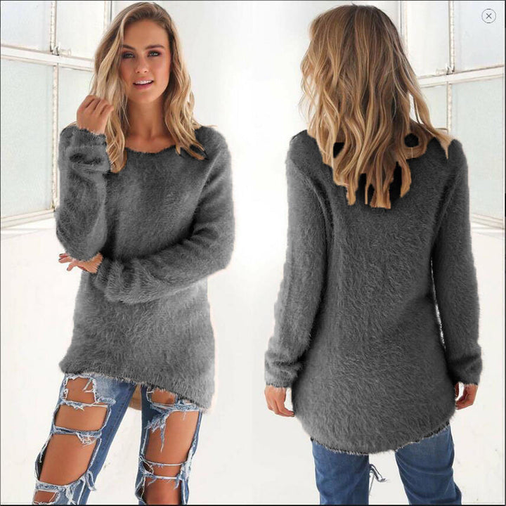 Weicher und warmer Freizeitpullover für Frauen Ideal für die Zwischensaison