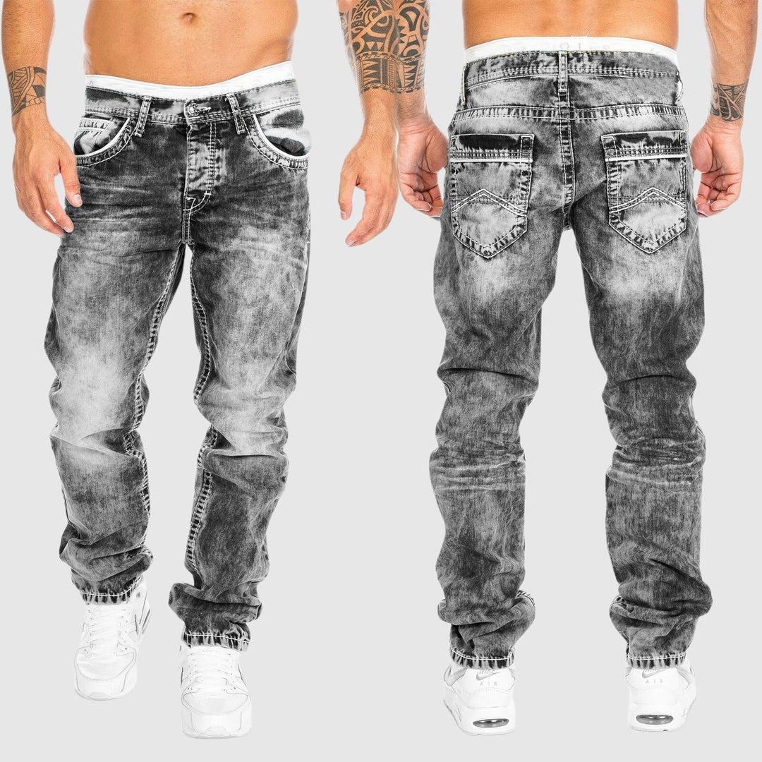 Herren Weit geschnittene Jeans verwaschen