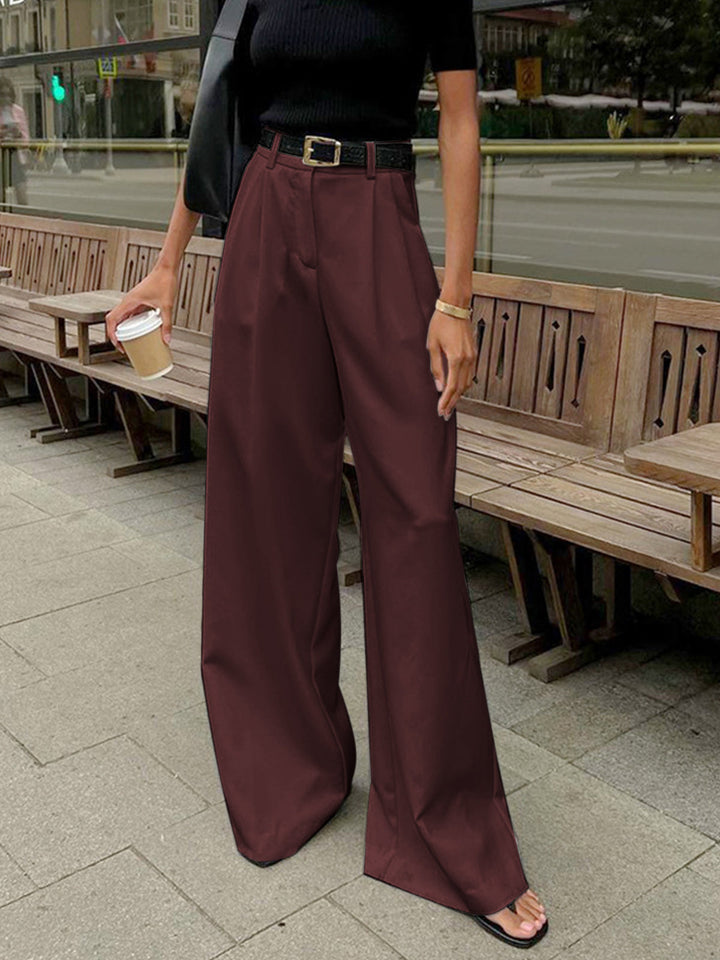 Weite Hosen Damen mit Gürtel