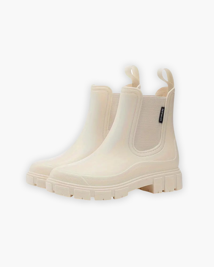 Chelsea Gummistiefel mit Profilsohle und wasserabweisend