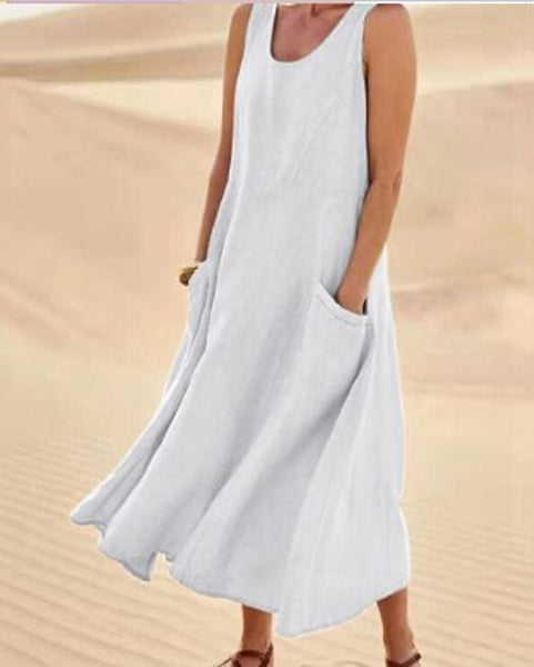 Lena – Cotton Dress with Pockets - Image 4