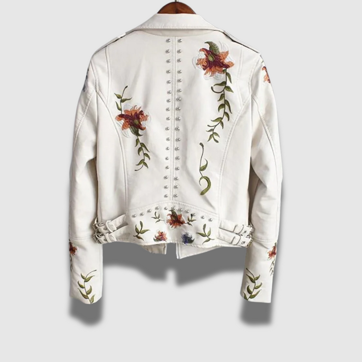 Giacca Donna in Tessuto Fantasia Floreale Slim Fit