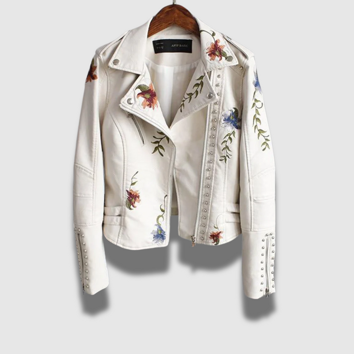 Giacca Donna in Tessuto Fantasia Floreale Slim Fit - Vesarelli