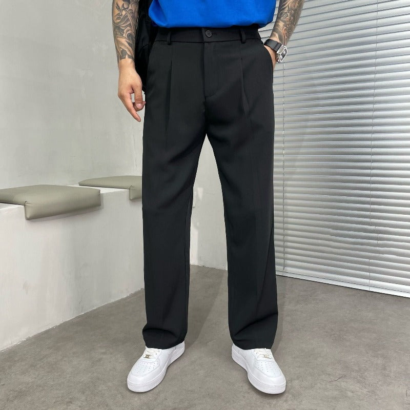 Wide Leg Hose Herren | Lockere Passform & Eleganter Fall