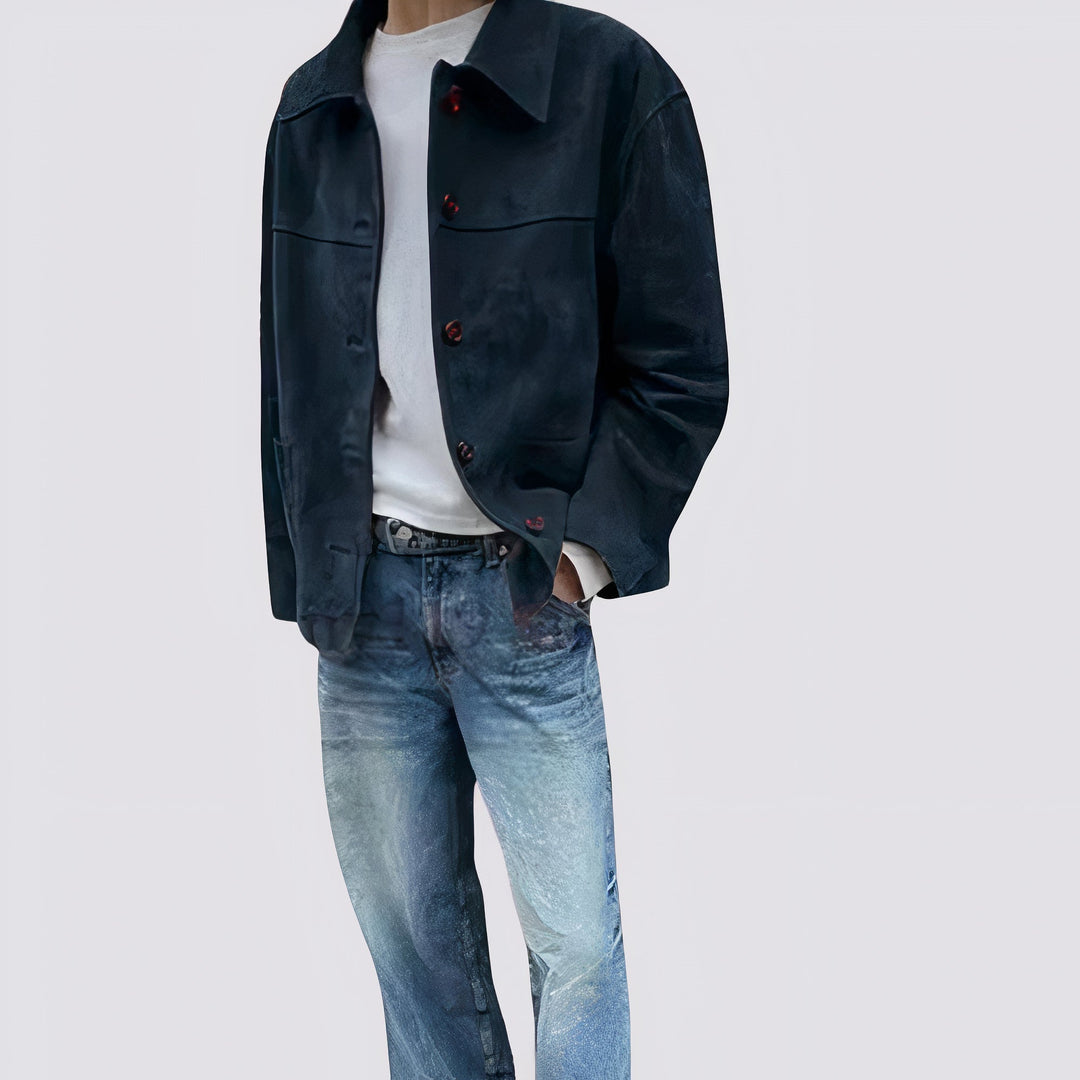 Wildlederjacke Herren | Vintage Look & lässiger Komfort