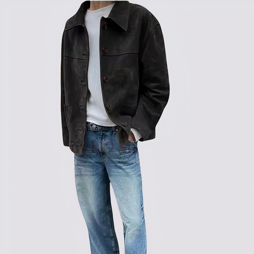 Wildlederjacke Herren | Vintage Look & lässiger Komfort