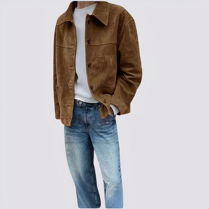 Wildlederjacke Herren | Vintage Look & lässiger Komfort