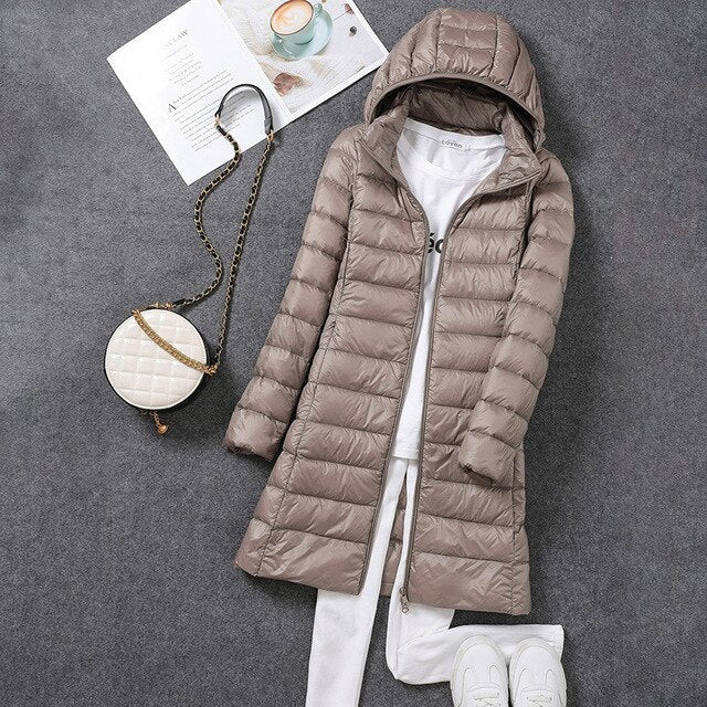 Winterjacke Damen | Steppjacke Damen | Lang geschnitten: mehr Wärmegefühl & Schutz