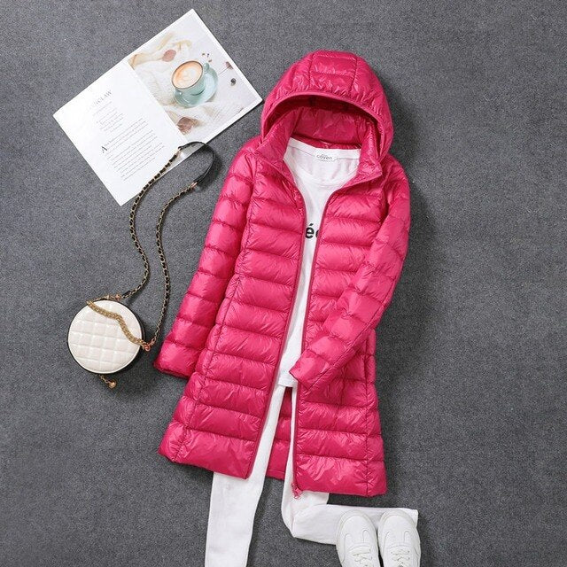 Winterjacke Damen | Steppjacke Damen | Lang geschnitten: mehr Wärmegefühl & Schutz