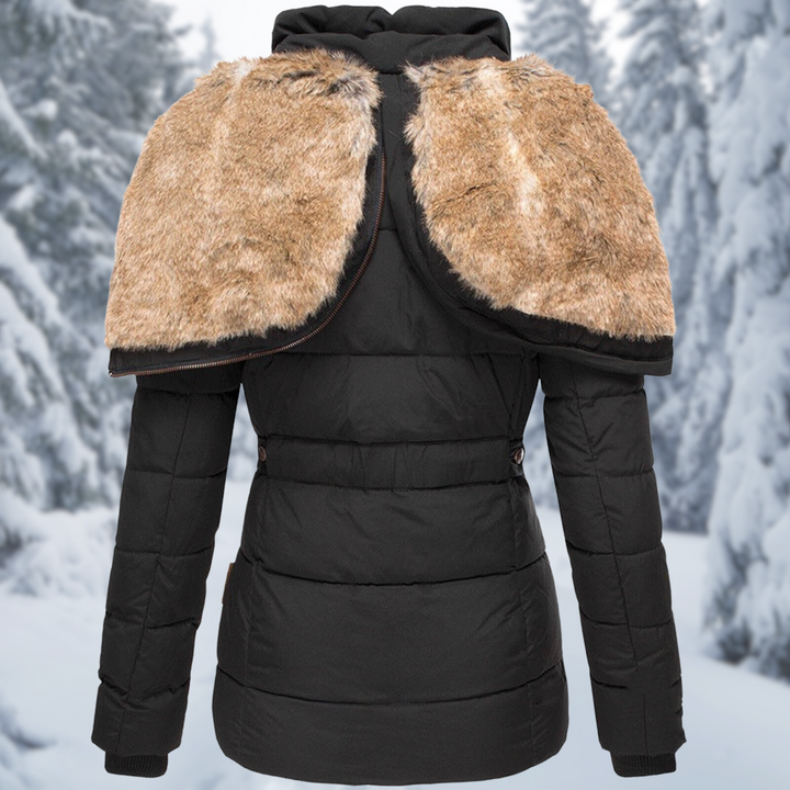 Winterjacke Damen | Steppjacke Damen | Tailliert & Abnehmbare Kapuze für Flexibilität