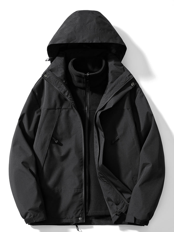 Winterjacke Damen | Übergangsjacke Damen | 3-in-1 Design: schnell anpassbar & zuverlässig bequem