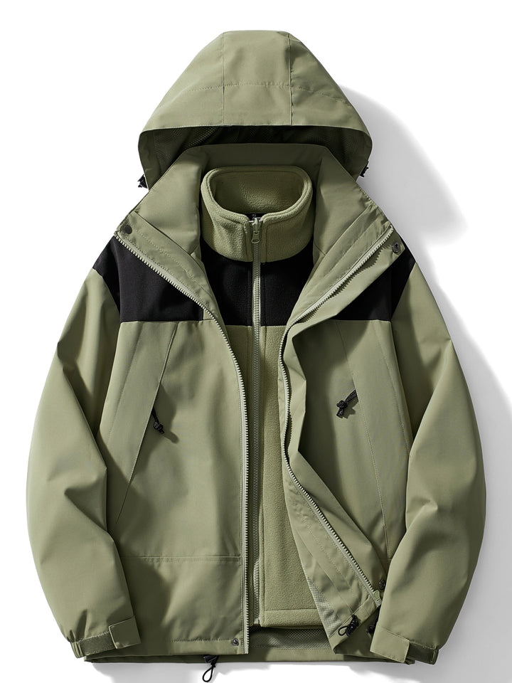 Winterjacke Damen | Übergangsjacke Damen | 3-in-1 Design: schnell anpassbar & zuverlässig bequem