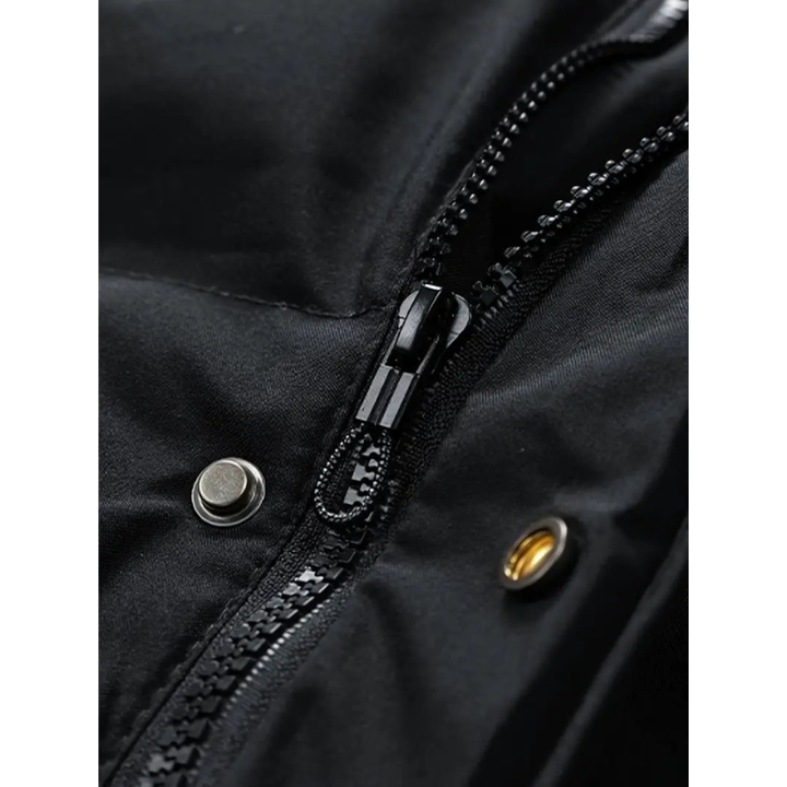 Winterjacke Herren | Lang Winterjacken für Herren | Langer Schnitt & Kapuze für Kälteschutz