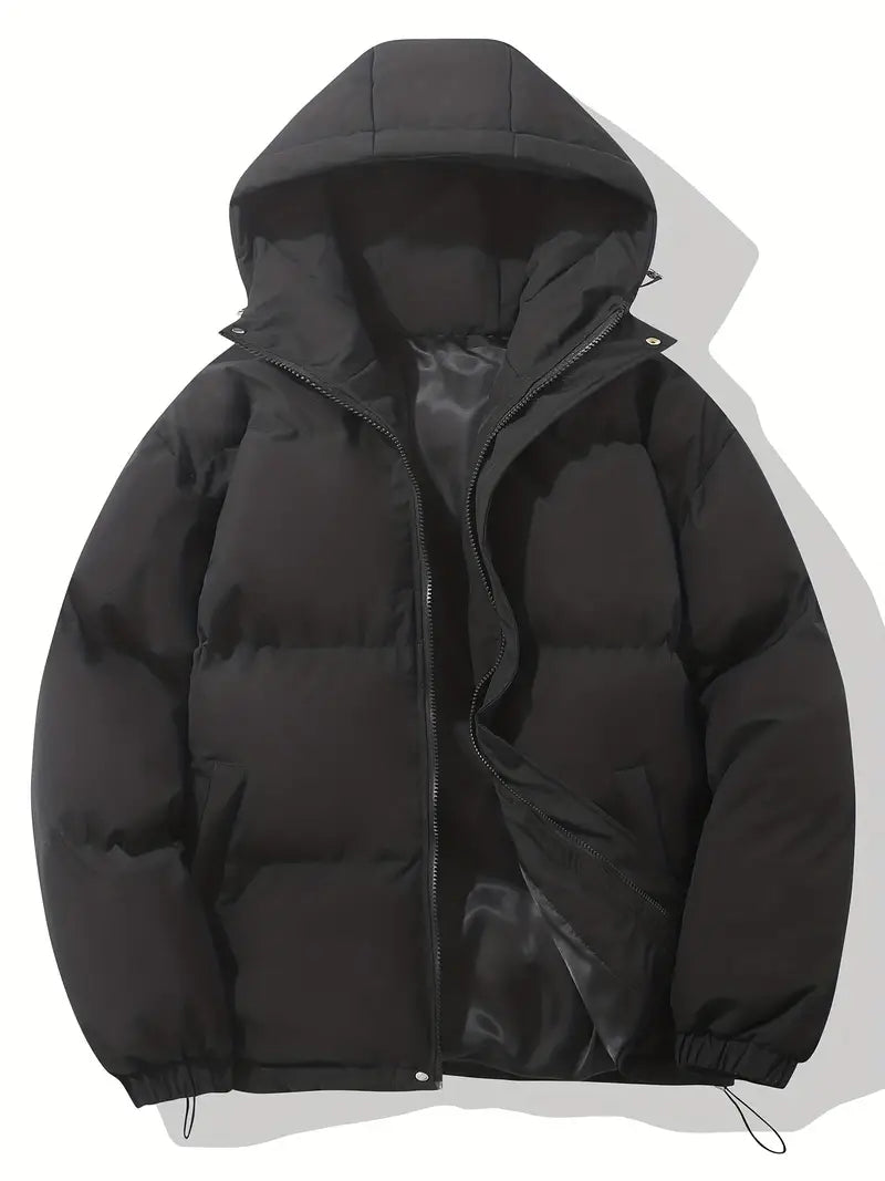 Winterjacke Herren | Steppjacke Herren | Integrierte Kapuze & elastische Abschlüsse