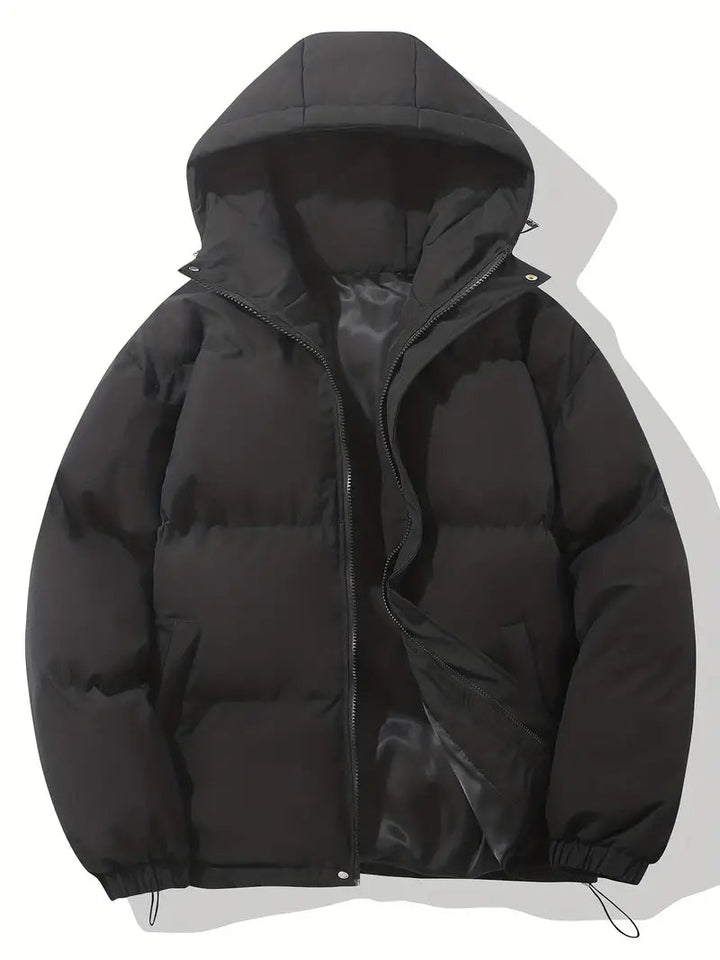 Winterjacke Herren | Steppjacke Herren | Integrierte Kapuze & elastische Abschlüsse