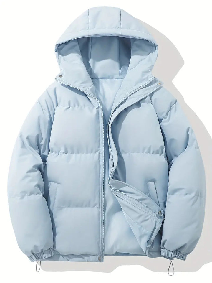 Winterjacke Herren | Steppjacke Herren | Integrierte Kapuze & elastische Abschlüsse