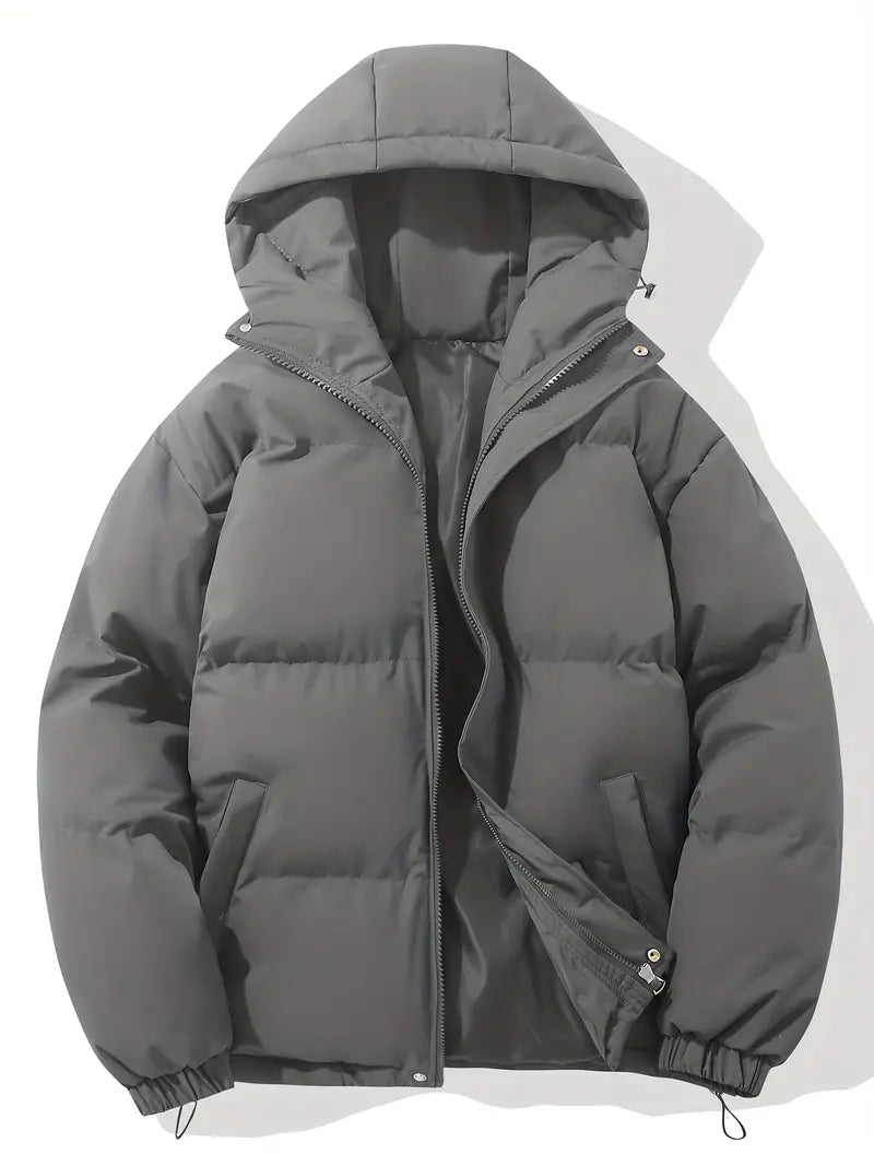 Winterjacke Herren | Steppjacke Herren | Integrierte Kapuze & elastische Abschlüsse