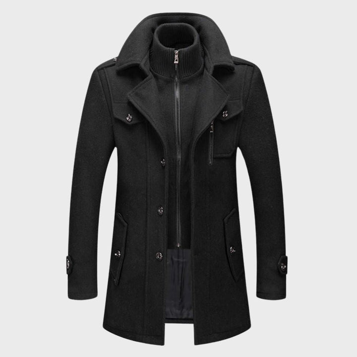 Winterjacke Herren | Wintermantel Herren | 2-in-1 Einsatz für Windschutz & Wärme