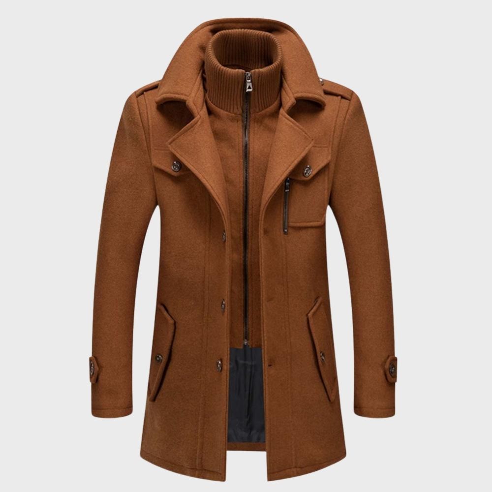 Winterjacke Herren | Wintermantel Herren | 2-in-1 Einsatz für Windschutz & Wärme