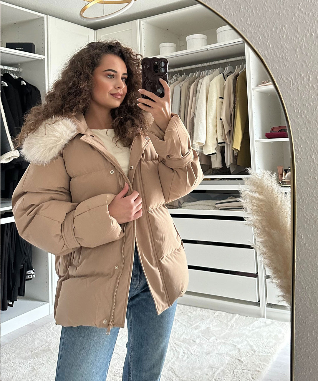 Winterjacke Nia Camel