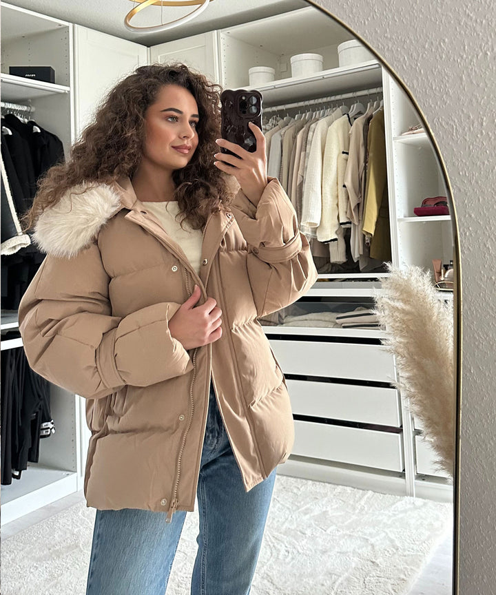 Winterjacke Nia Camel
