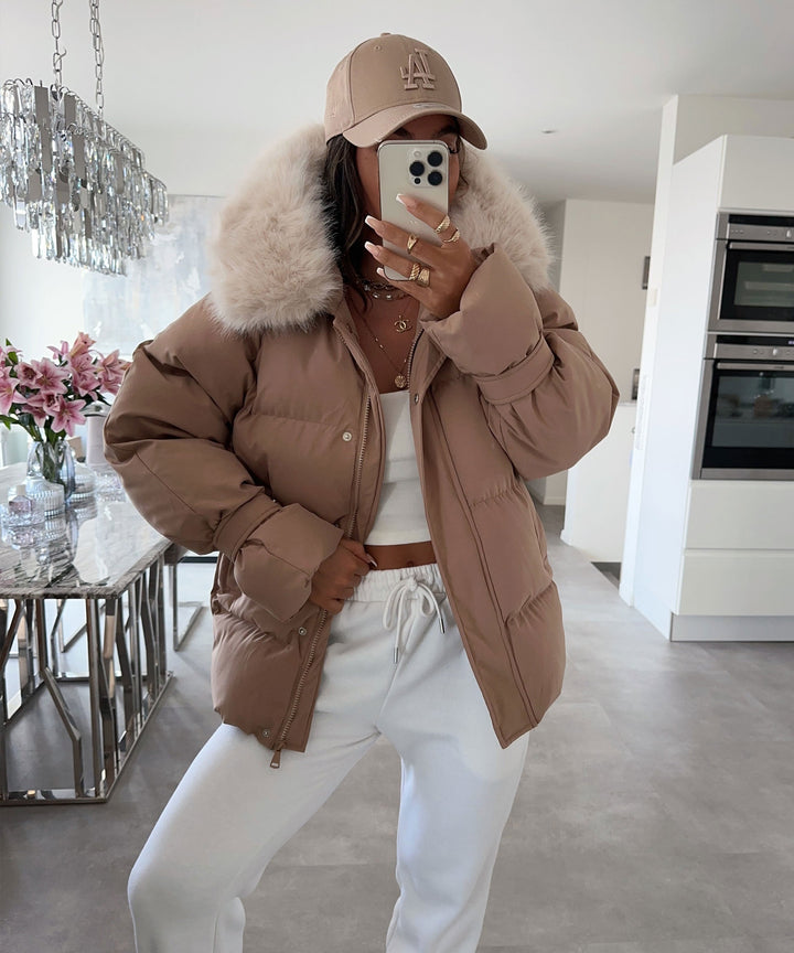 Winterjacke Nia Camel